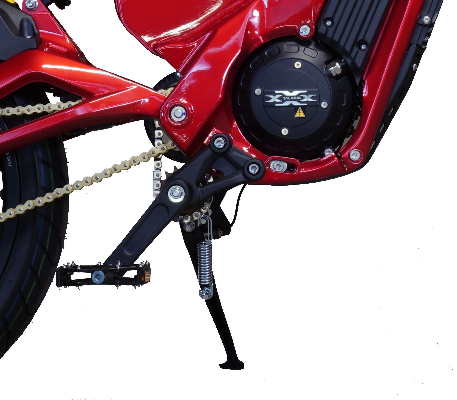 Talaria xXx Red Edition 2024 (40Ah Battery) 4 Talaria xxx pedal kit