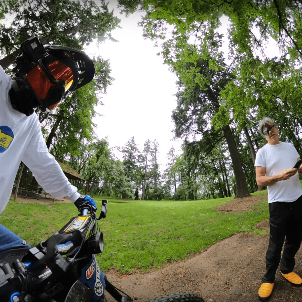 riding a talaria bike